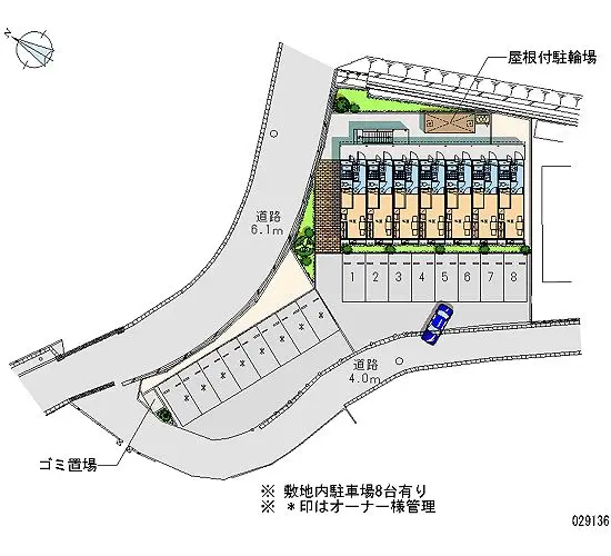 ★手数料０円★太宰府市五条４丁目　月極駐車場（LP）